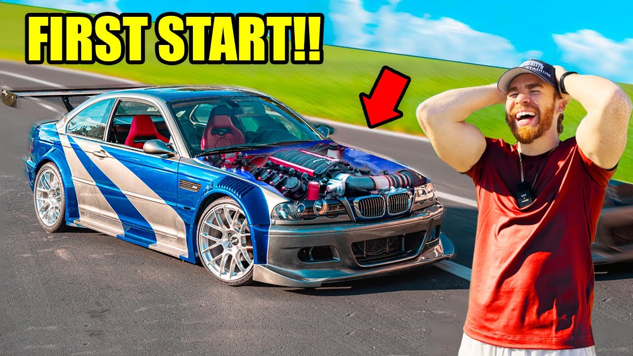 YouTube post by @DannyZee for Cirkul. Caption reads: I Put a 6.0L V8 Engine in my $1,000 Need For Speed....