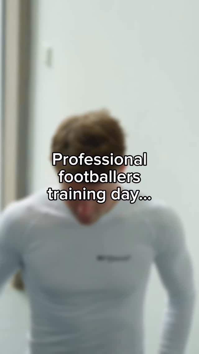 Instagram post by @samwardrop97 for statsports. Caption reads: Professional footballers training day with....