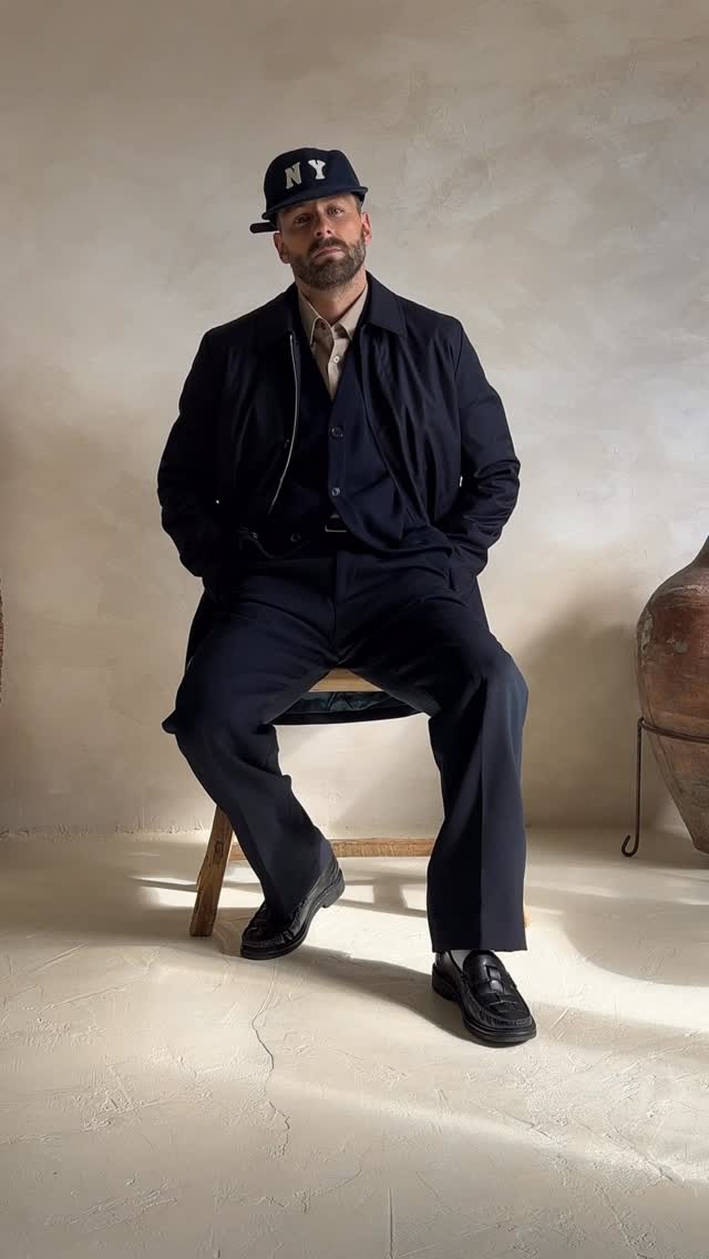 Instagram post by @thomas.m.lloyd for Paul Smith. Caption reads: 3 coats on rotation x @paulsmithdesign | AD
•
Coat....