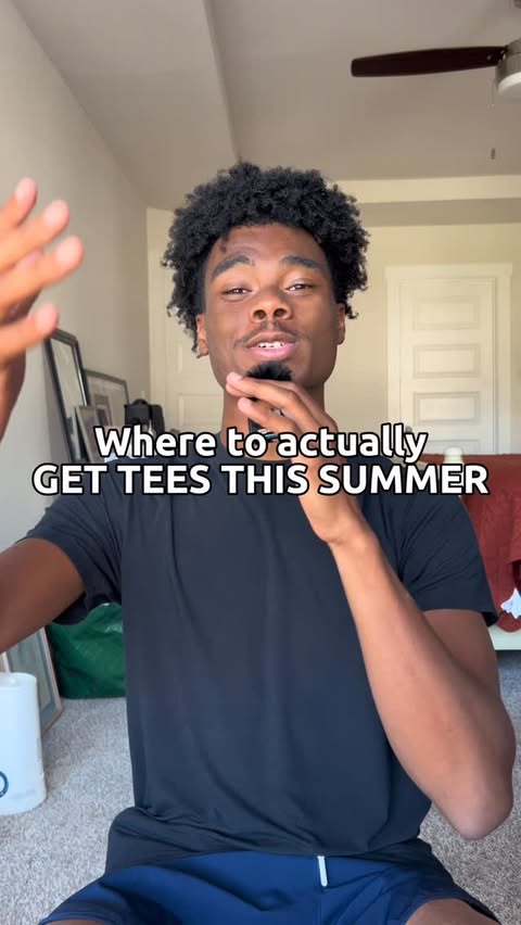 Instagram post by @bradendaily_ for SAVAGE X FENTY BY RIHANNA. Caption reads: Where to actually find tees this summer🫣....