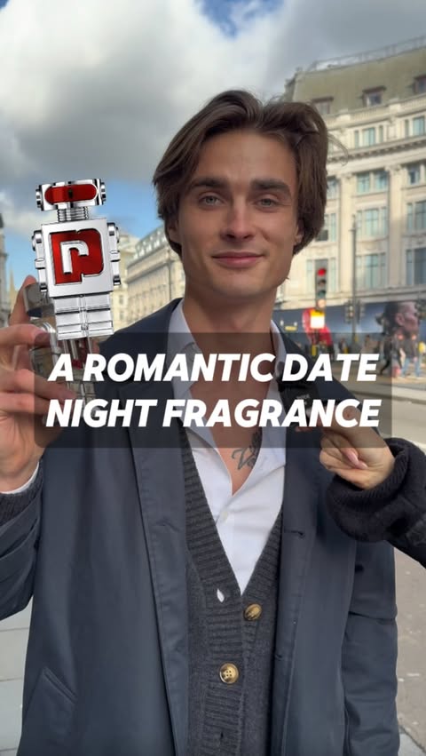 Instagram post by @the.guysguide for rabanne. Caption reads: [...] gets compliments 🤖✨ Phatom in Love by....