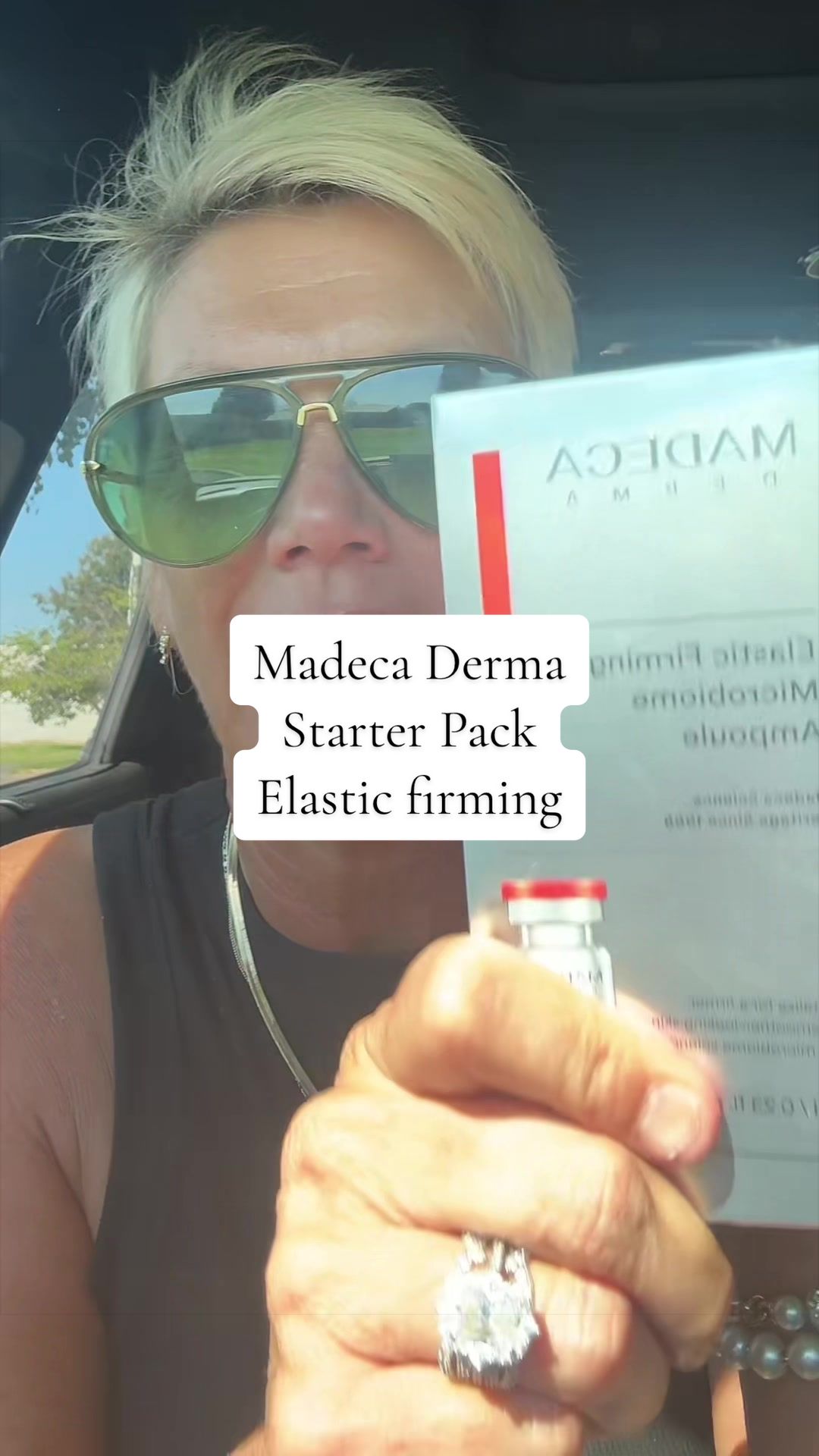 TikTok post by @justmekrysv for Madeca Derma. Caption reads: The ladies spoke 📣 & @Madeca Derma....