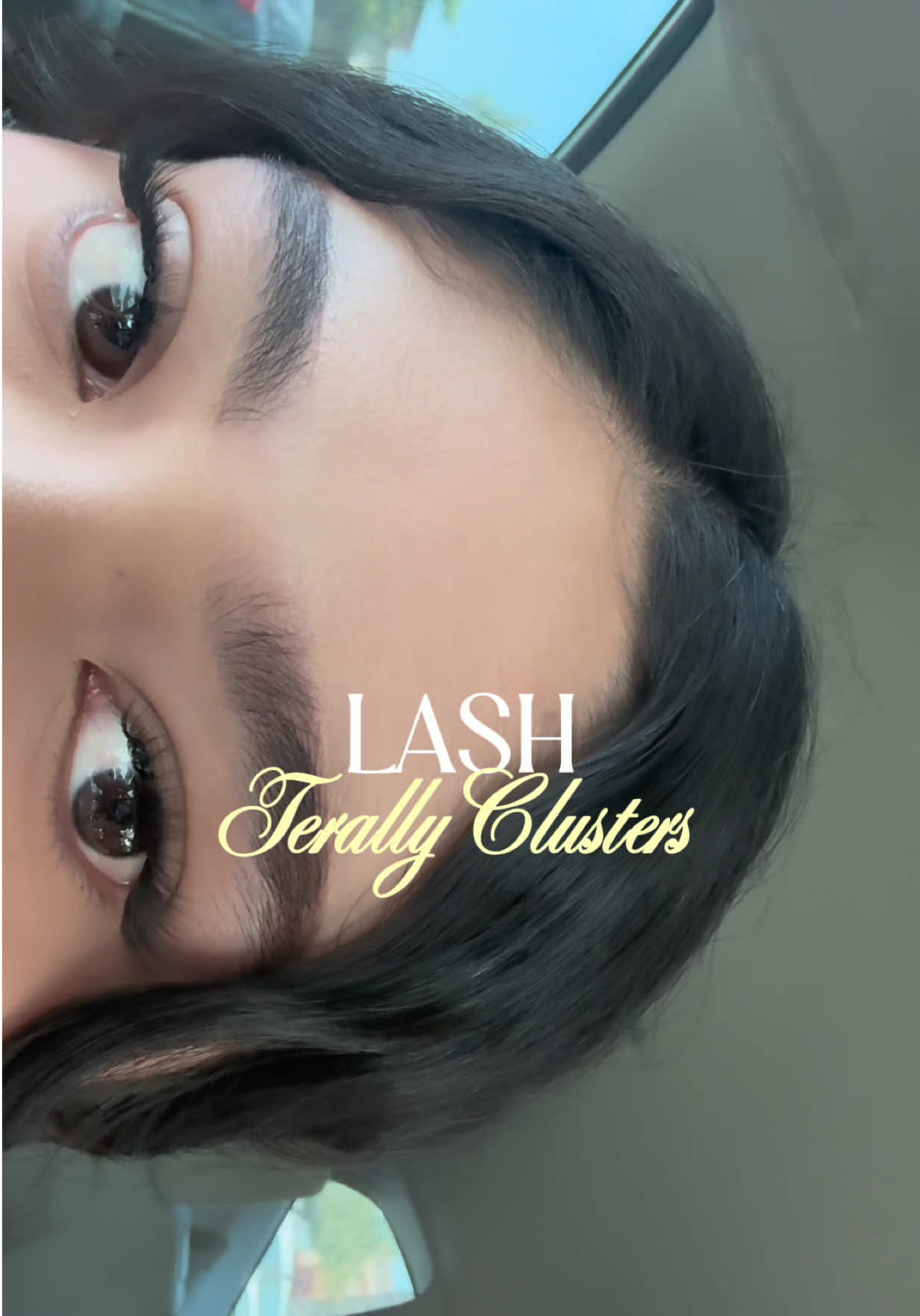 TikTok post by @estrell1aa for Lashterally. Caption reads: 😍😍. @Lashterally.usa #fyp #lashterally....