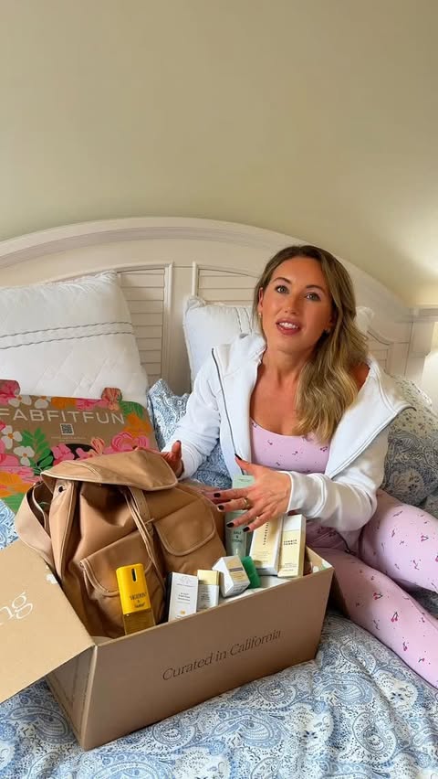 Instagram post by @francescasnest for FabFitFun. Caption reads: [...] boxes were a scam… until this one! FabFitFun....