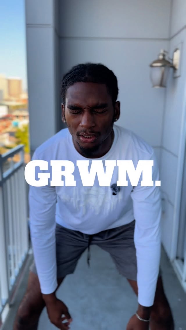 Instagram post by @jjaynextdoorr for getw.com. Caption reads: GRWM. S/o to the partners @jakepaul & @getw for....