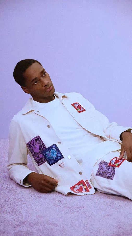 Instagram post by @burtonmorrisart for Scotch & Soda. Caption reads: Nothing says ‘I love you’ like a statement piece.....