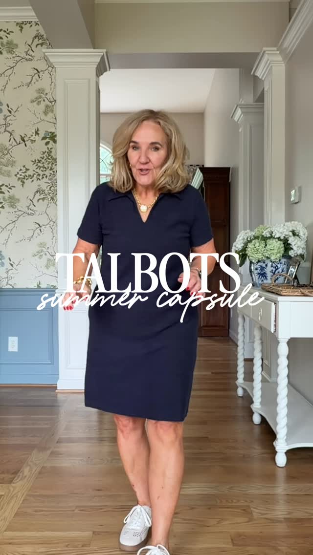 Instagram post by @sweetfringebenefits for Talbots. Caption reads: #talbotspartner I’m ready for an American summer!....