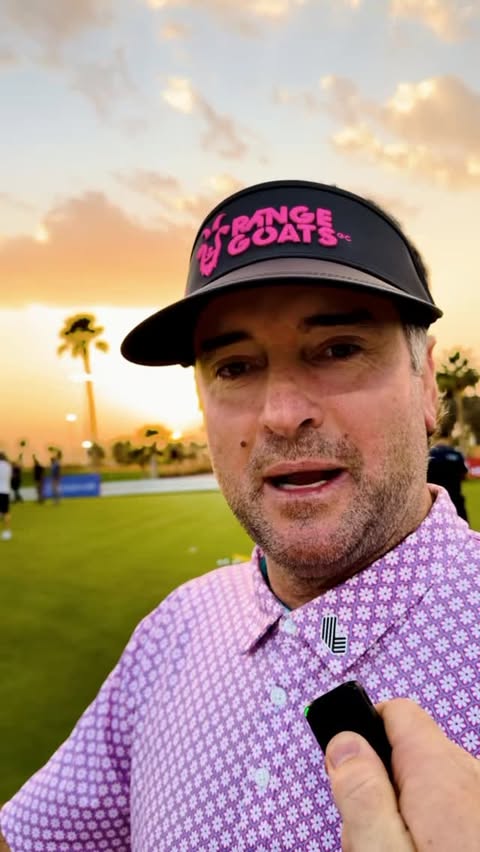 Instagram post by @matthew_wolff5 for LIV Golf. Caption reads: Did you guys know bags weigh this much?....