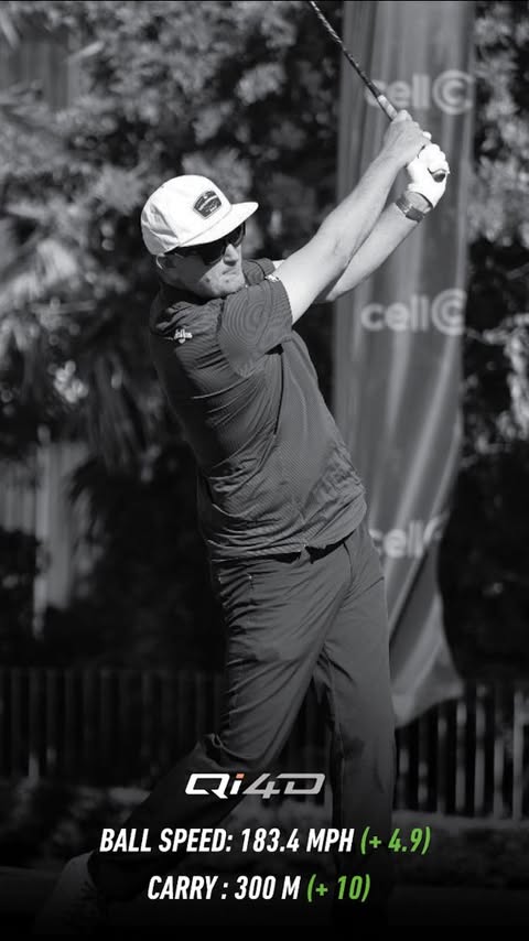 Instagram post by @tipo_morris for TaylorMade Golf. Caption reads: "I love how it looks behind the ball, this driver....