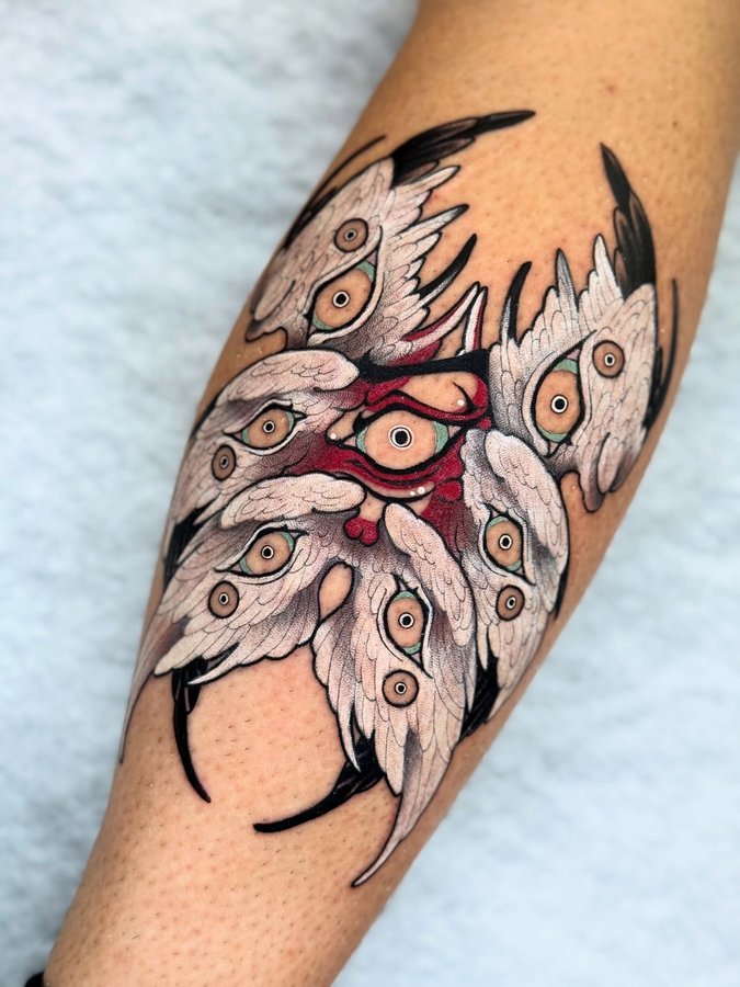 Instagram post by @sulhong_tattooer for EZ Tattoo Supply. Caption reads: Done at @redwaikiki Sponsored by @eztattooing....