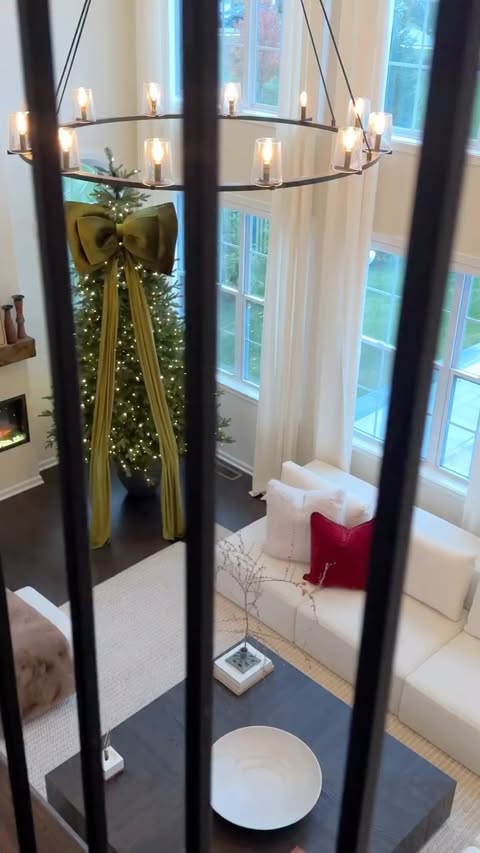 Instagram post by @karen_homestyle for King of Christmas. Caption reads: Up to 65% off plus Free shipping is my 9’ Alpine....