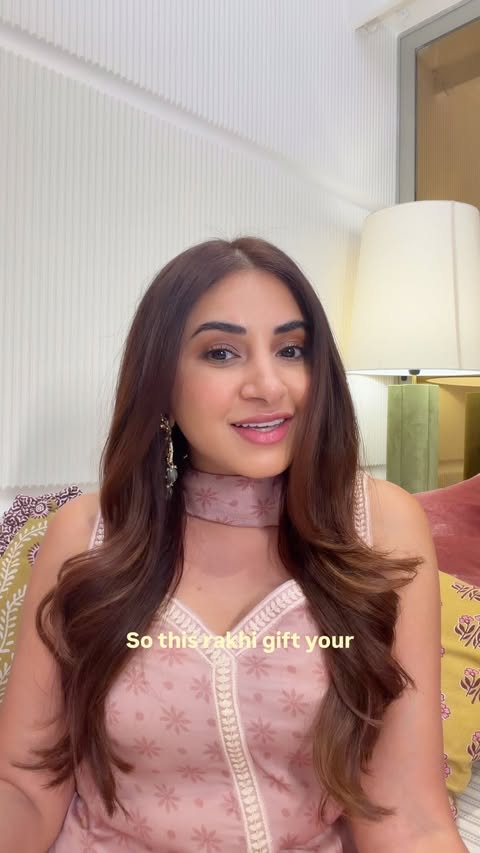Instagram post by @aashnashroff for Dyson. Caption reads: [...] Rakhi, we are skipping the usual gifts ✨....