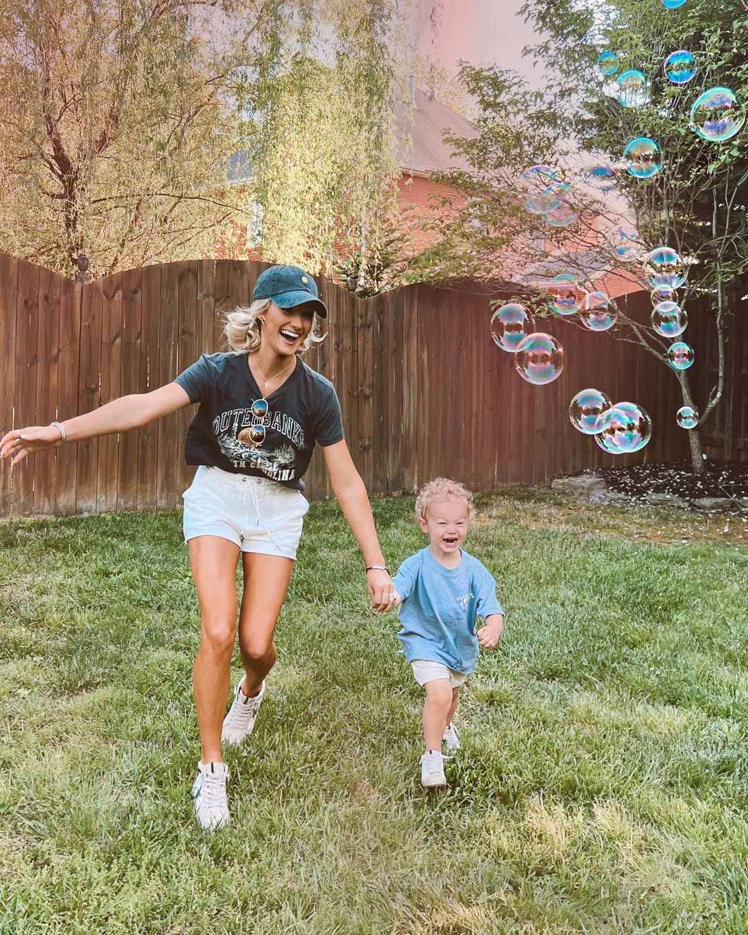Instagram post by @peyton.baxter for Altar'd State. Caption reads: SUNDAY FUNDAY: bubble edition 🫧💫

we’re both in....