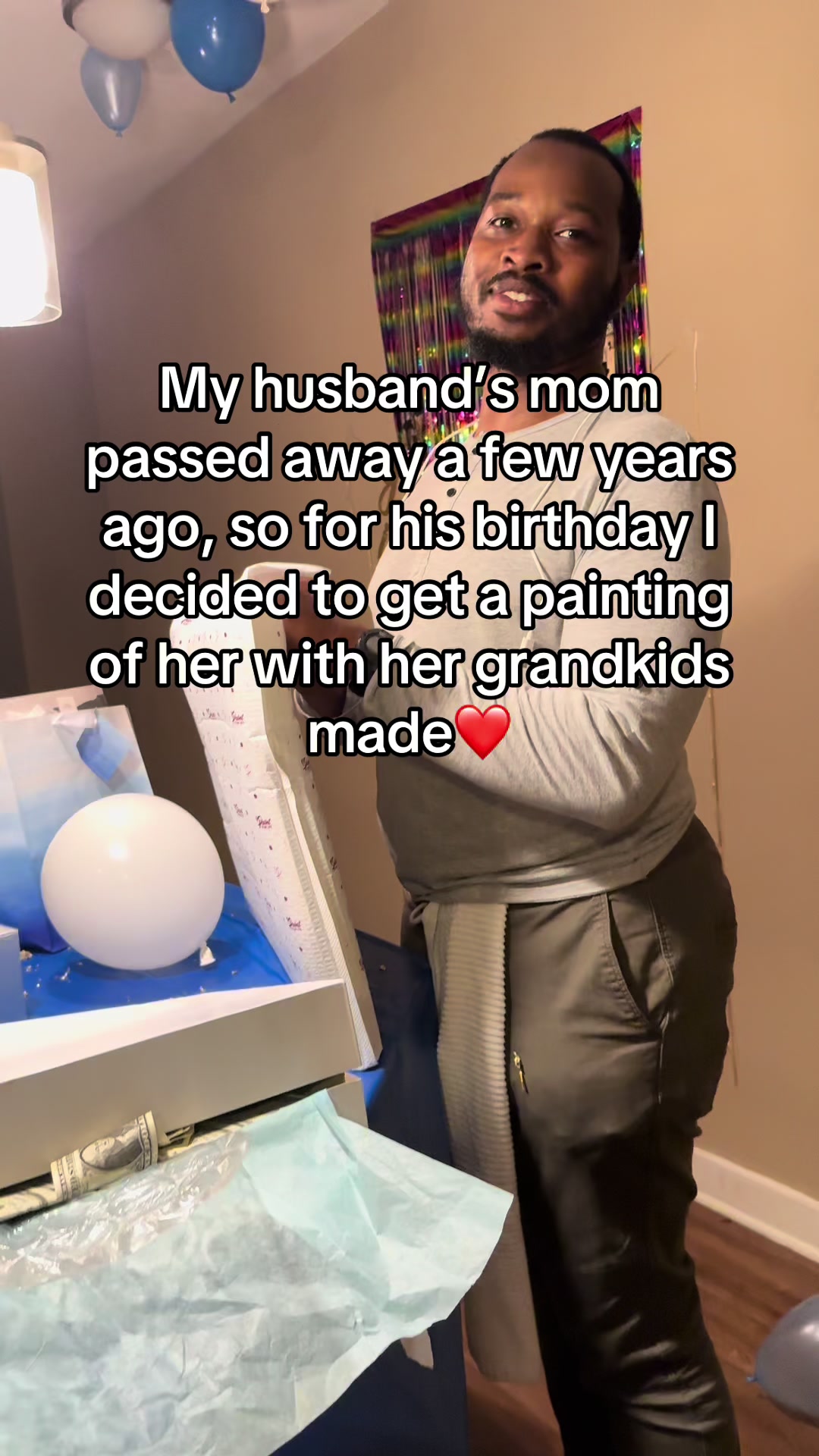 TikTok post by @tyeisha_g for PaintYourLife. Caption reads: ❤️posted with his permission. Thank you soooo much....