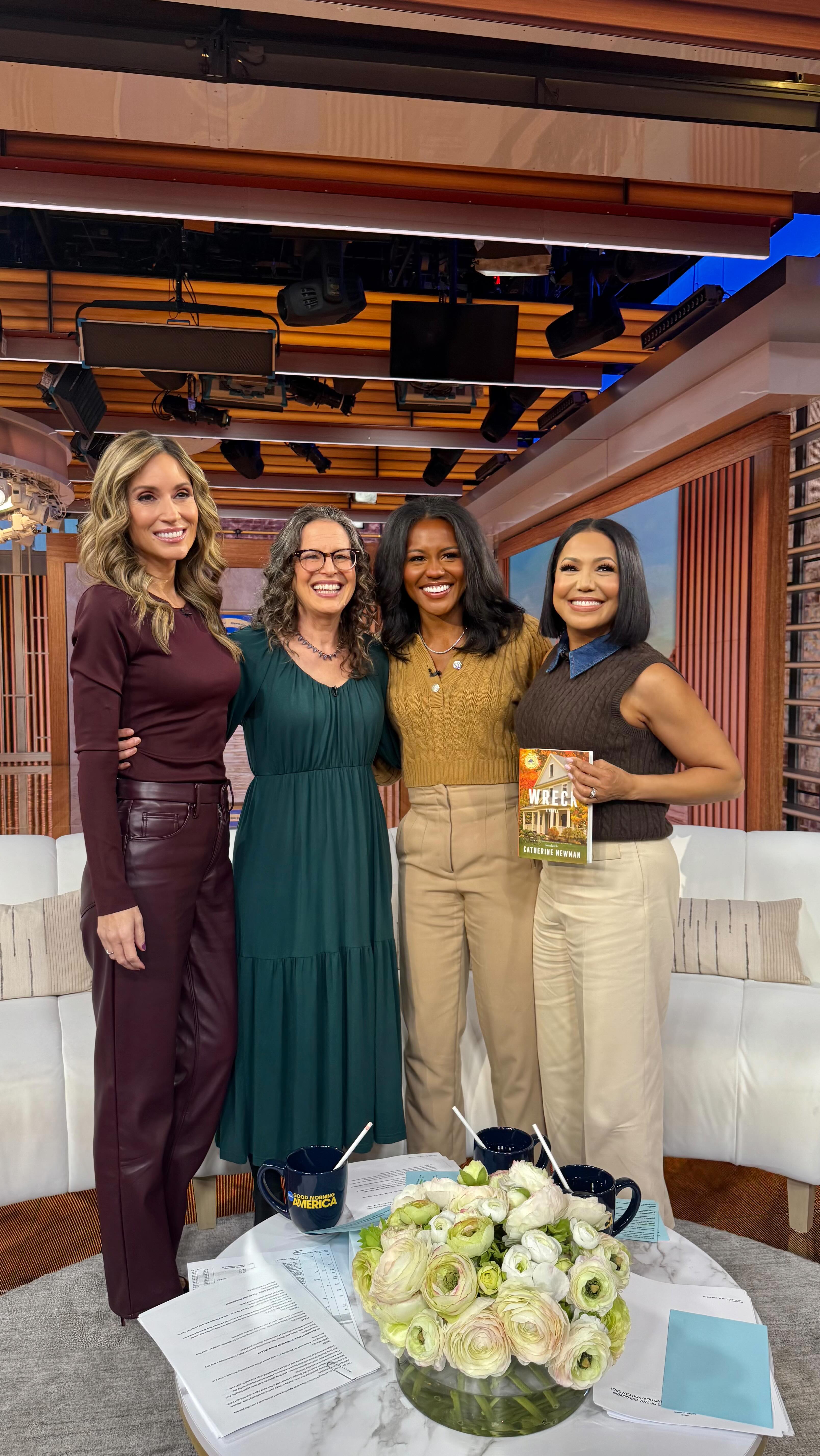 Instagram post by @catherinewman for HarperCollins. Caption reads: If you haven’t heard yet, WRECK is @gmabookclub’s....