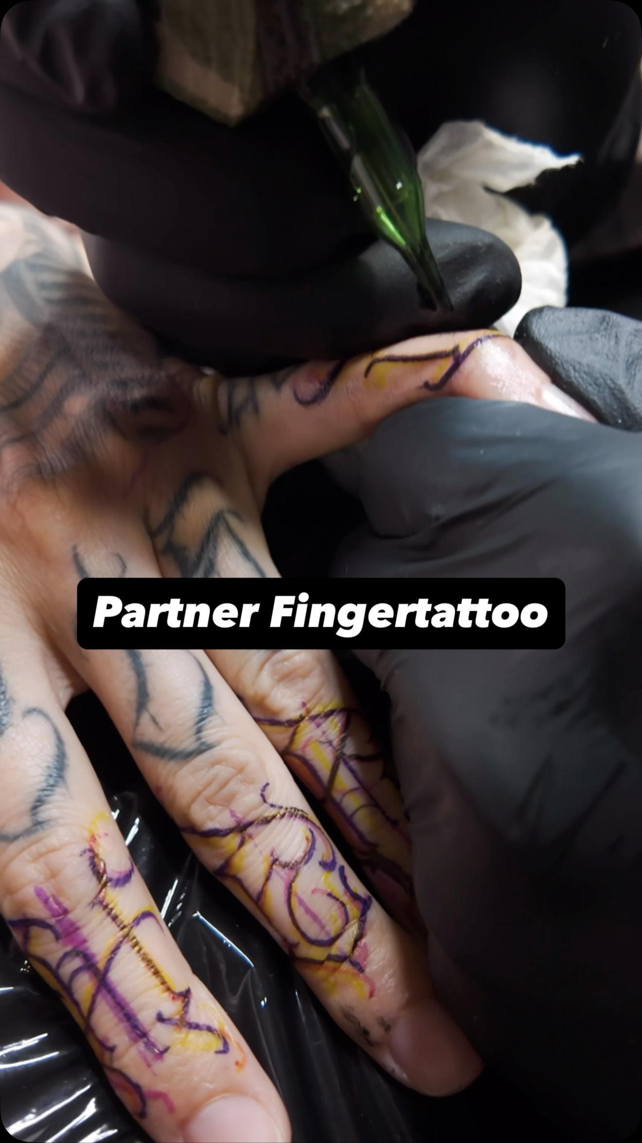 Instagram post by @sebfuryone for EZ Tattoo Supply. Caption reads: Thema Partner Tattoo: es wurde mal wieder Zeit für....