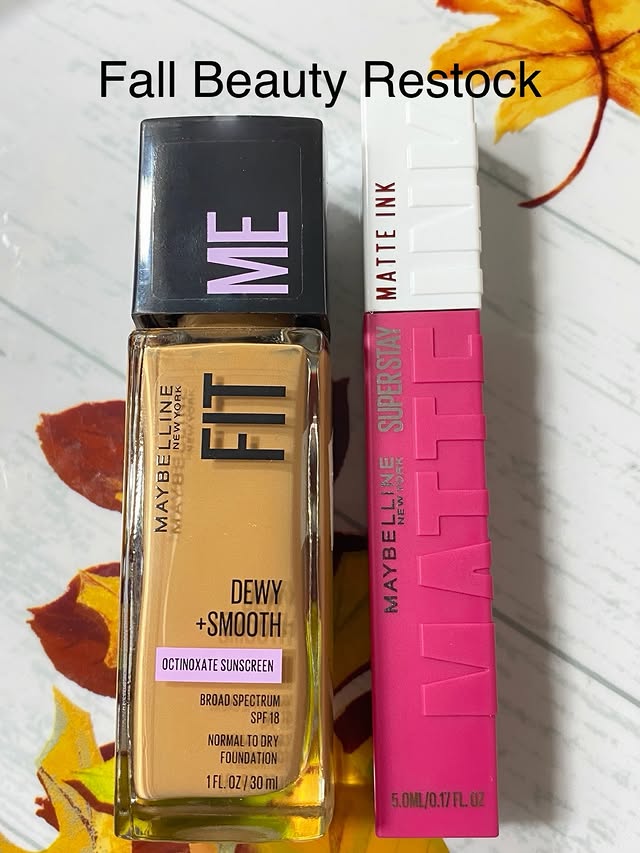 Instagram post by @1navneet.a for CVS Pharmacy. Caption reads: 🍂✨ Fall Beauty Restock! ✨🍂 Refreshing my....
