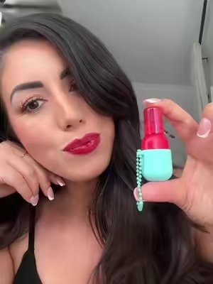 TikTok post by @angiefst for I’M MEME. Caption reads: Gorgeous tints 💋 Long-Lasting & Transfer Proof....