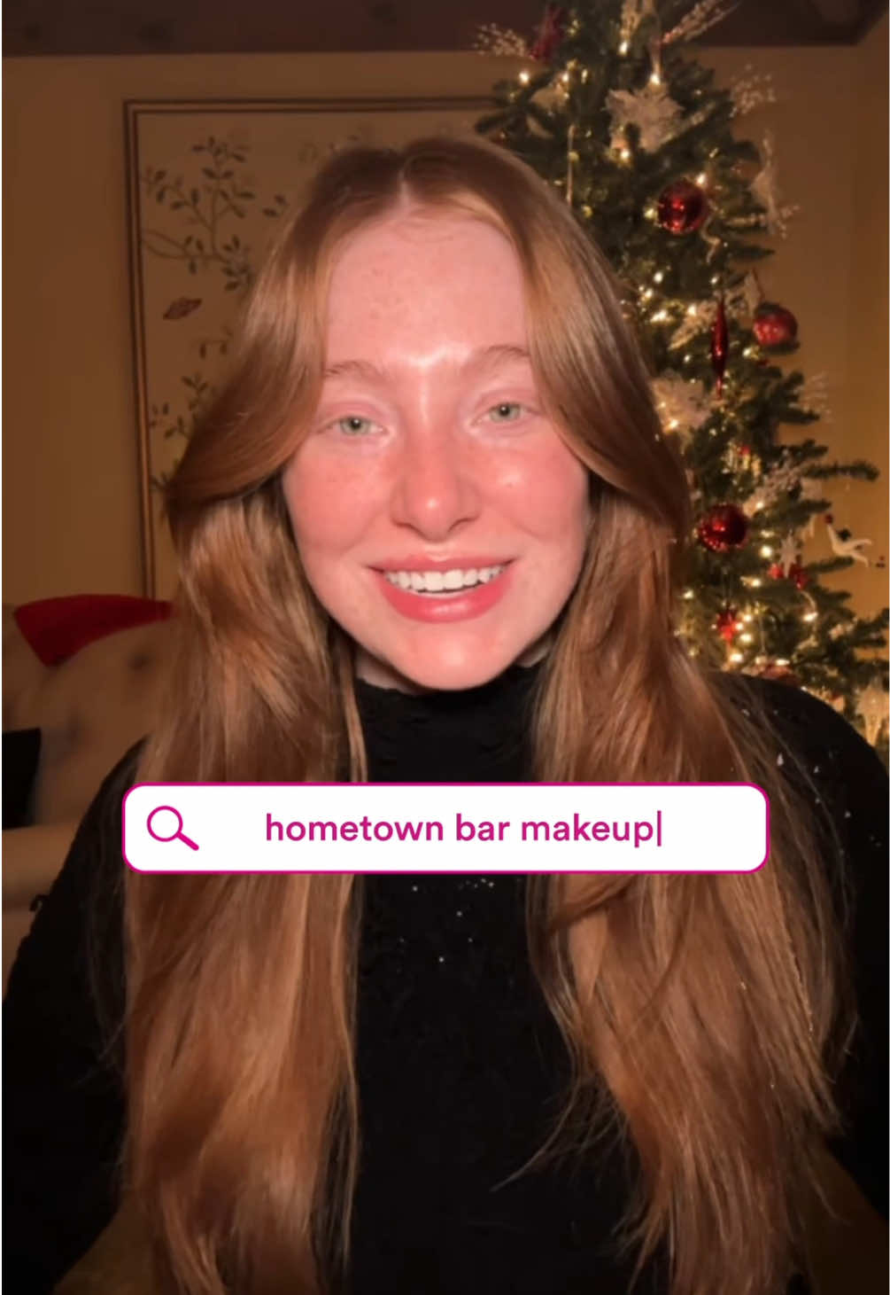 TikTok post by @madelineaford for About-face Beauty. Caption reads: #UltaBeautyPartner grwm to go to my hometown bar!!....