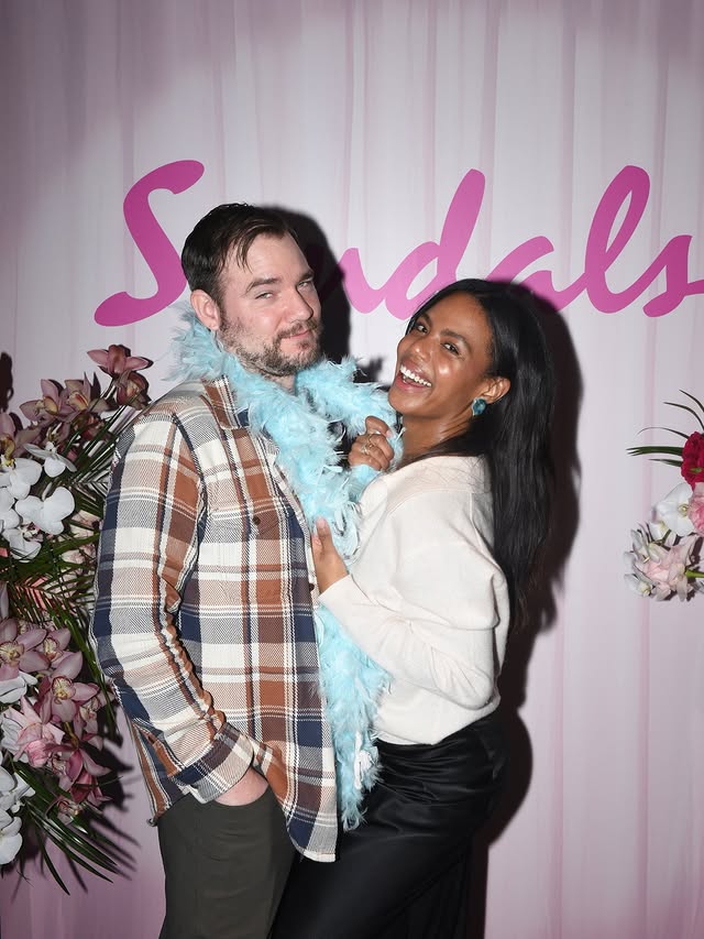 Instagram post by @brittbenae for Sandals Resorts. Caption reads: Daniel and I had the sweetest time seeing Sabrina....