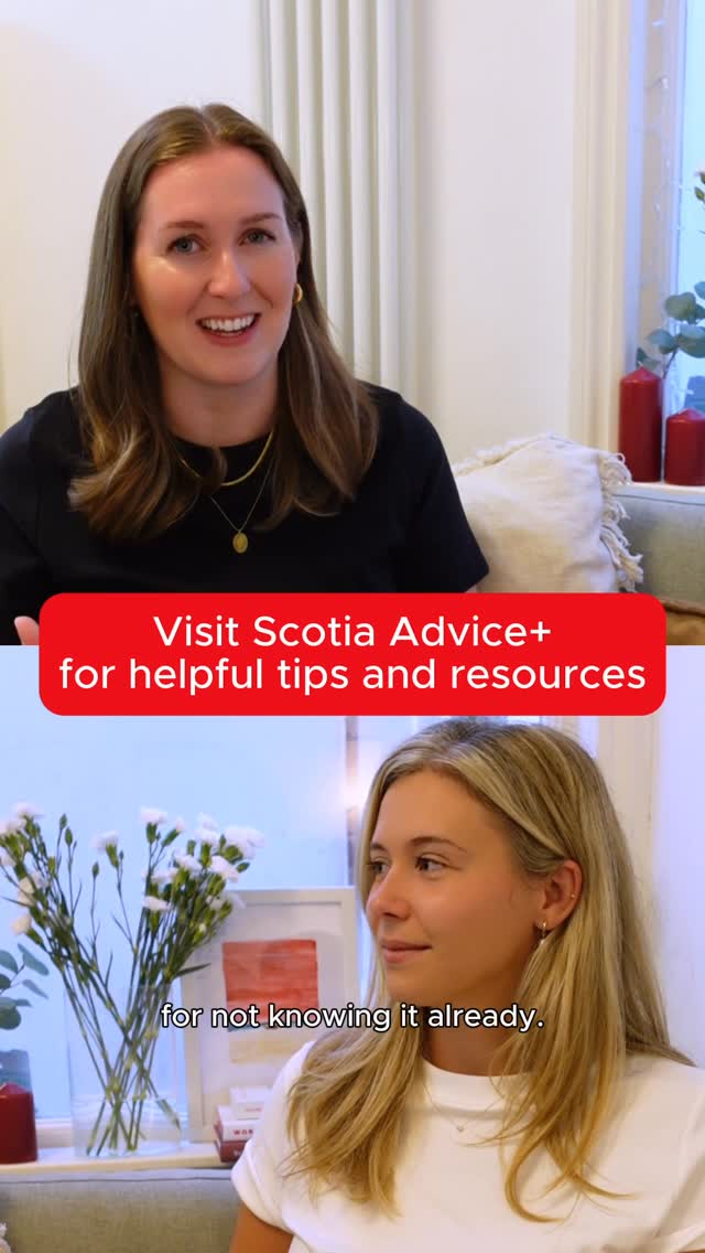 Instagram post by @hiveracademy for Scotiabank. Caption reads: We’ve all misunderstood a financial term at some....