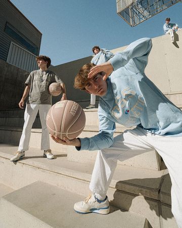 Instagram post by @bycalitos for Russell Athletic. Caption reads: Pressure busts pipes, but it also makes diamonds....