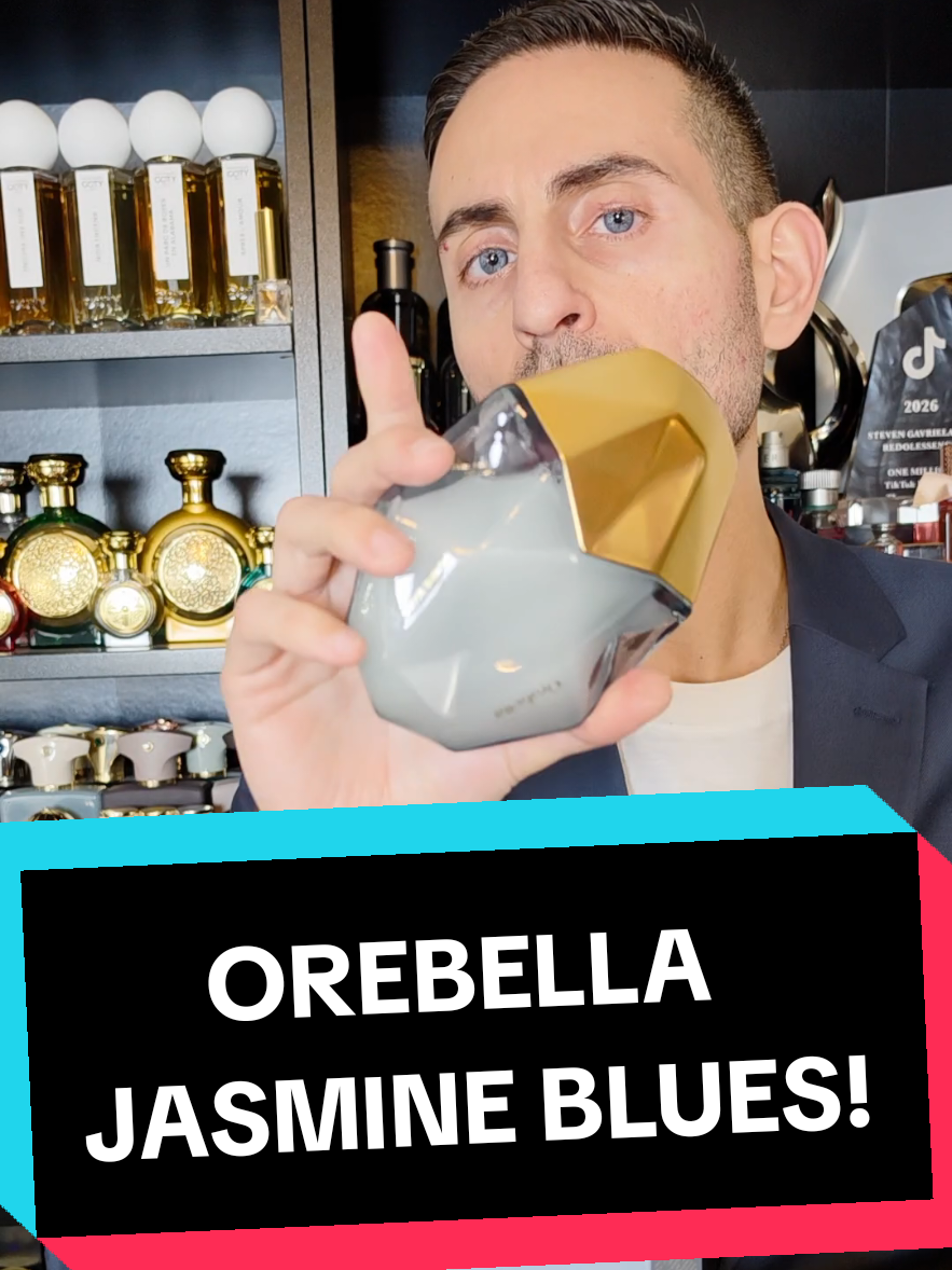 TikTok post by @redolessence for Orebella. Caption reads: Replying to @babybella777 Orebella Jasmine Blues....