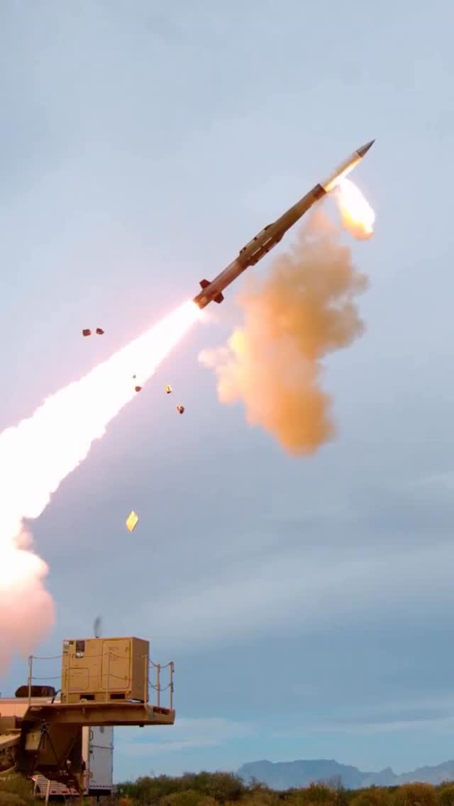 Instagram post by @air_defenders for GoArmy. Caption reads: 🇺🇸 Lockheed Martin: “Missile defense just got a....