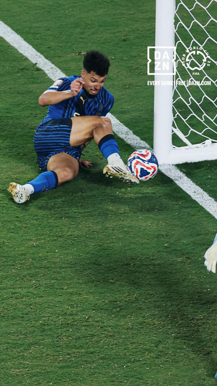 Instagram post by @dazn_arabia for Whistle. Caption reads: Nah this celly was TOO COLD 🥶 @alhilal STUNS....