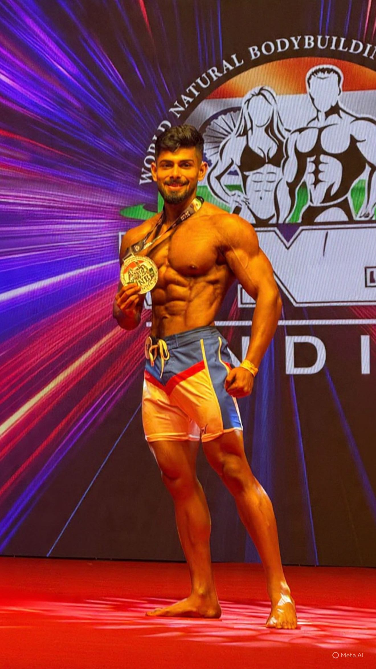 Instagram post by @dipandebnath_ for Kapiva. Caption reads: Unlock your full potential. Feel the confidence,....