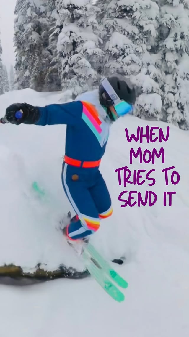 Instagram post by @hardwired4adventure for Tipsy Elves. Caption reads: Not today… 😂 Suit: @tipsyelves #adventurefamily....