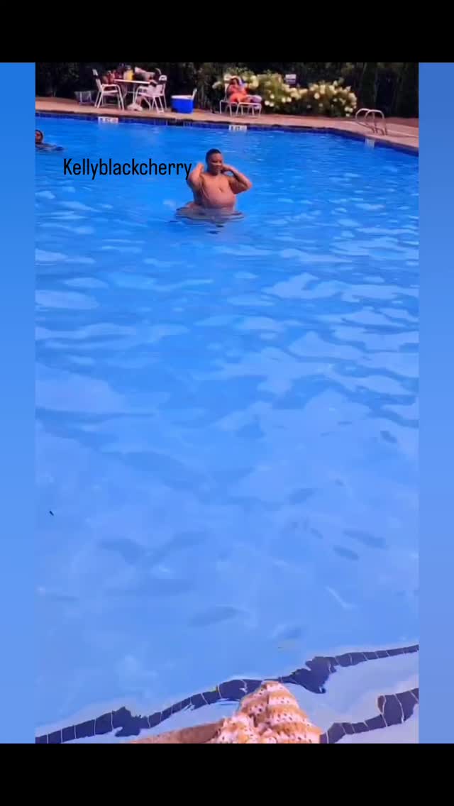 Instagram post by @kelly_black_cherry for REBDOLLS. Caption reads: SWIMSUIT @rebdolls 🩱 Each day you wake up. You're....