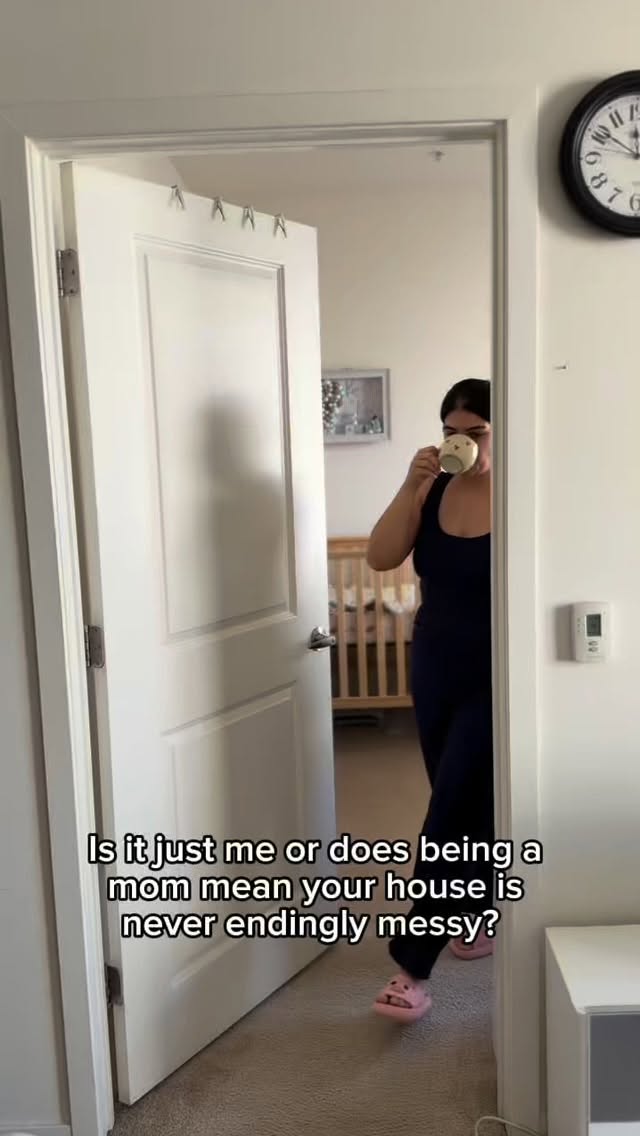 Instagram post by @meyserakca for Dreame. Caption reads: Being a mom means cleaning never ends 💜
But....