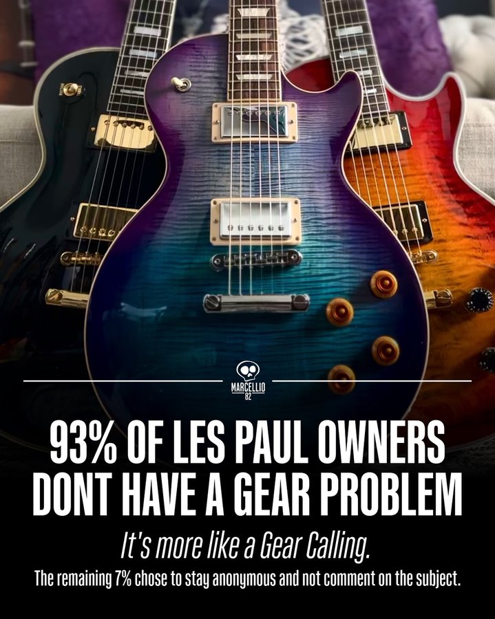 Instagram post by @marcellio82 for Gibson. Caption reads: [...] by yours truly. You’re welcome. 😎 

#gibson....