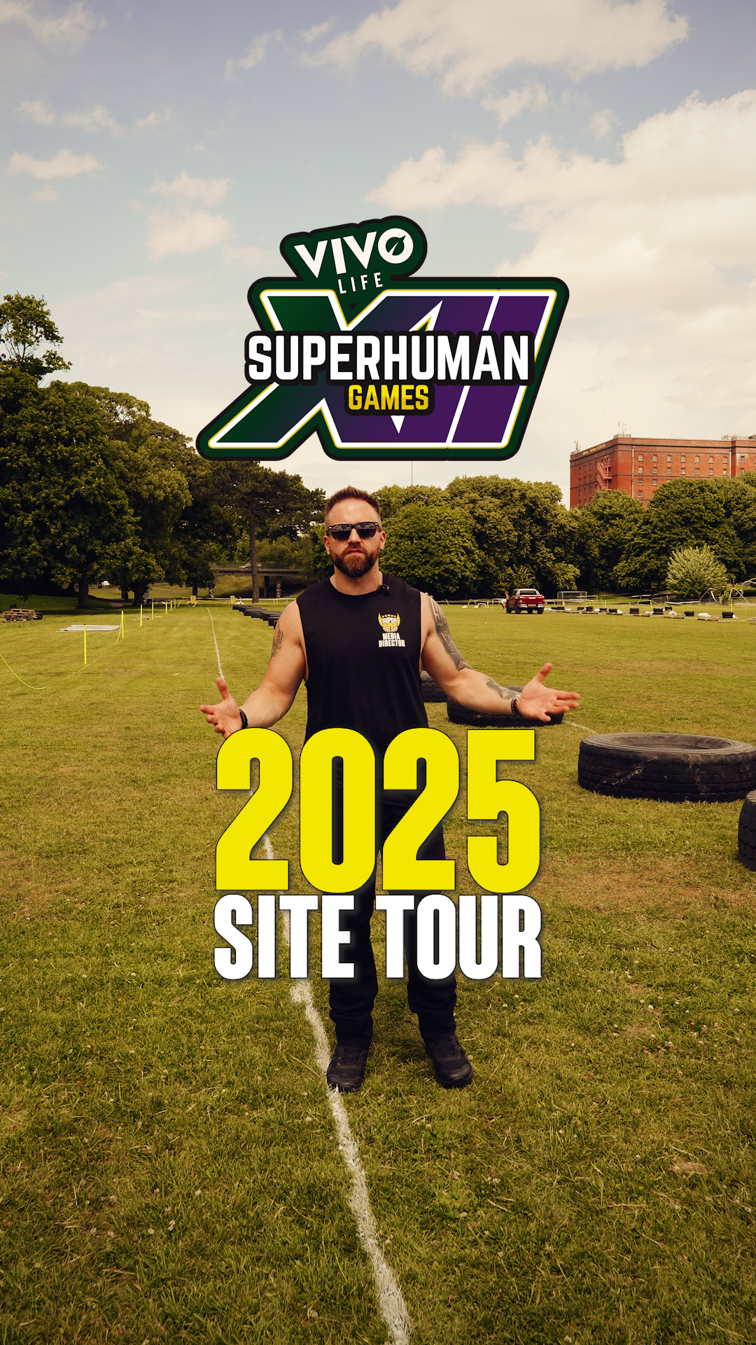 Instagram post by @superhuman_games for Vivo Life. Caption reads: [...] Join Us? 💪🔥 ⁠ The Countdown to the Vivo....