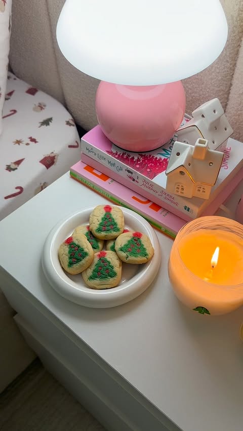 Instagram post by @lifethru.angie for Bubble. Caption reads: Cozy winter nights featuring @bubble holiday sets.....