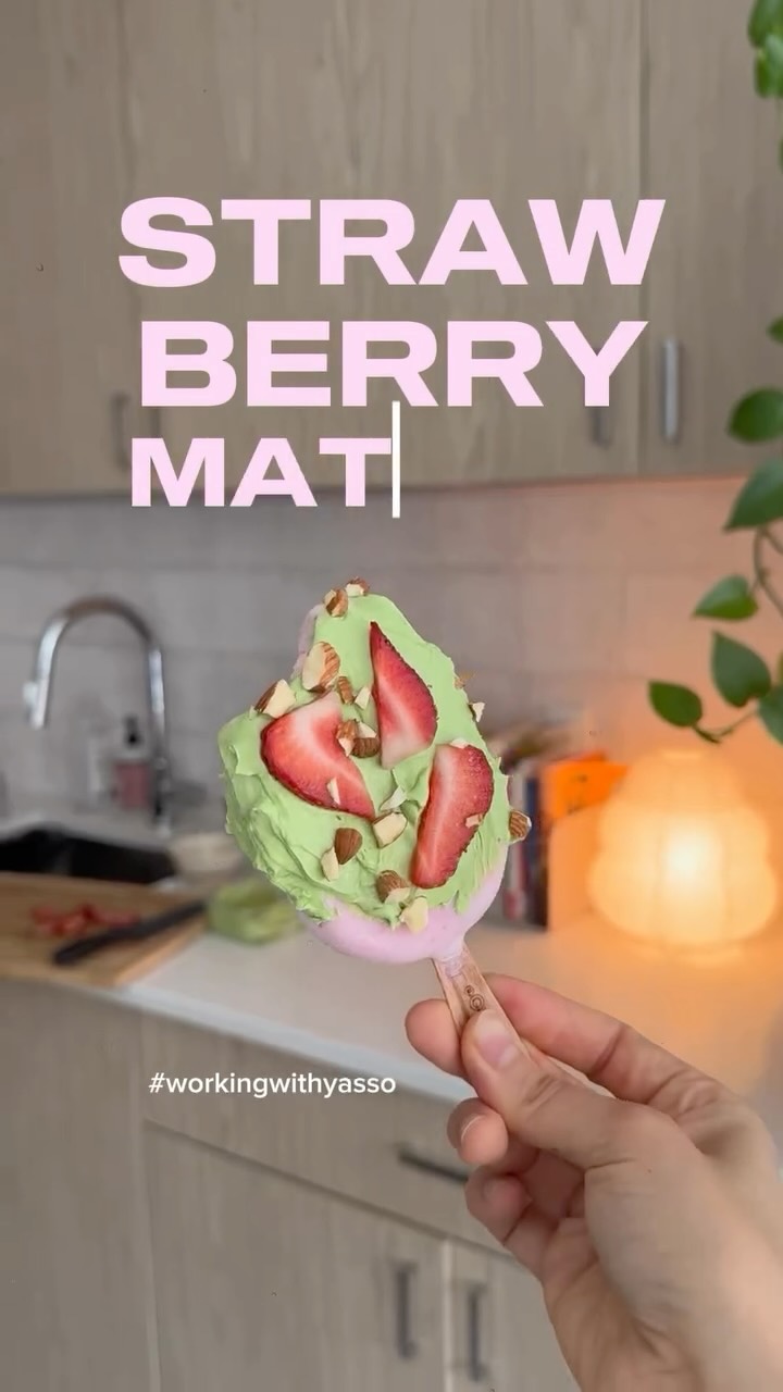 Instagram post by @nycluvxx for Yasso. Caption reads: My current dessert obsession #workingwithyasso....