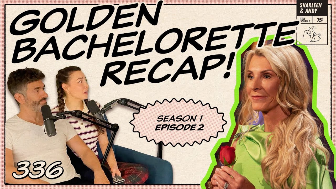 YouTube post by @dearshandy for Fungies. Caption reads: Golden Bachelorette Ep 2 Recap: Joan And The Giant....