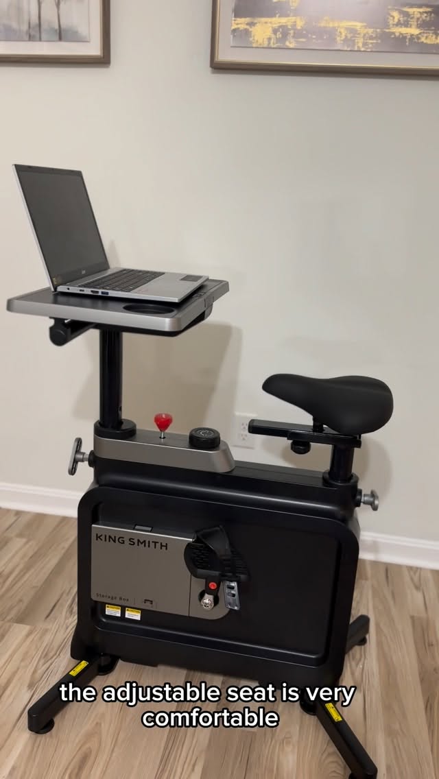 Instagram post by @justgizemmm for WalkingPad. Caption reads: Working from home just got better 🚴‍♀️💻
The W1B....