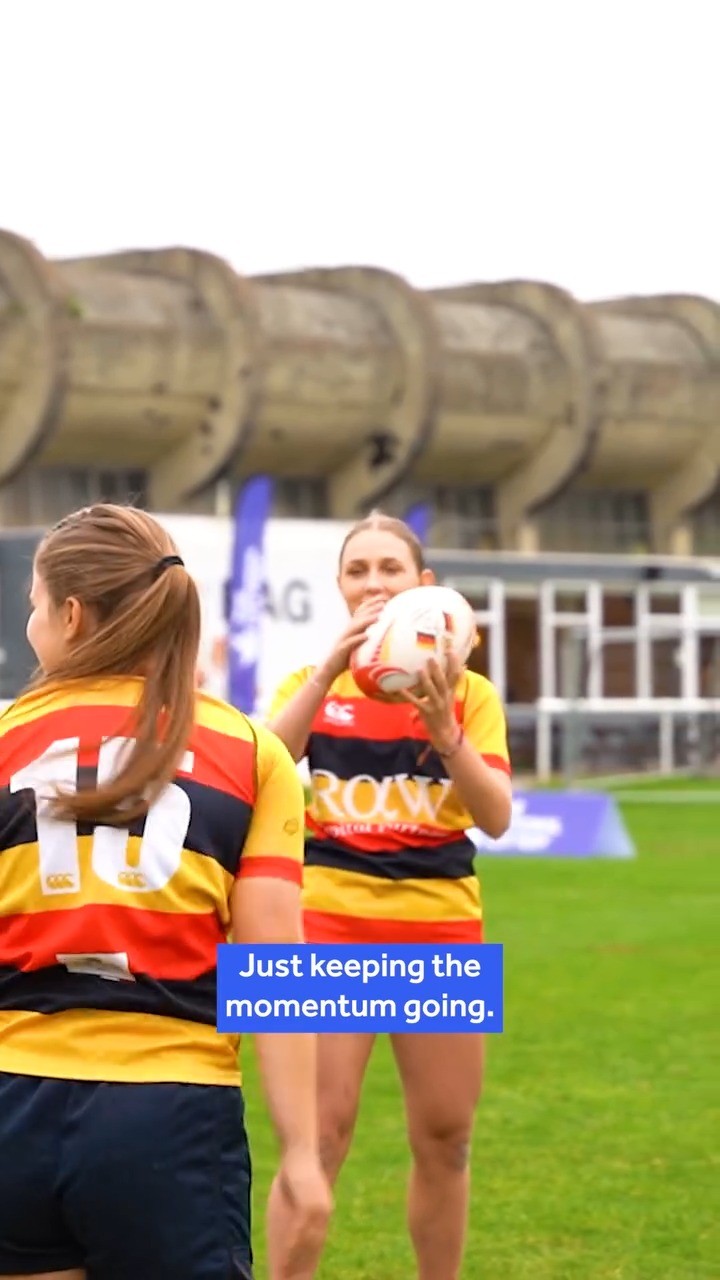 Instagram post by @officialsportengland for National Lottery Good Causes. Caption reads: This morning, we were on Twickenham’s doorstep....