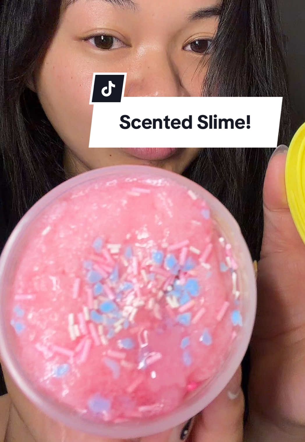 TikTok post by @icookutry for Peachybbies. Caption reads: @Peachybbies Slime Shop it’s back in stock!get....