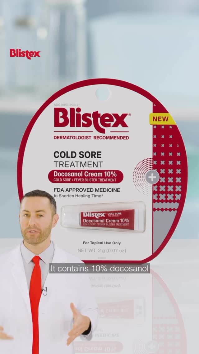 Instagram post by @drbradleyglodny for Blistex. Caption reads: [...] of it. Always happy to be back with Blistex,....