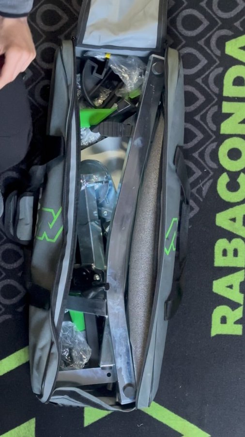 Instagram post by @jacob.roulstone for Rabaconda. Caption reads: Super cool to be partnering with @rabaconda to....