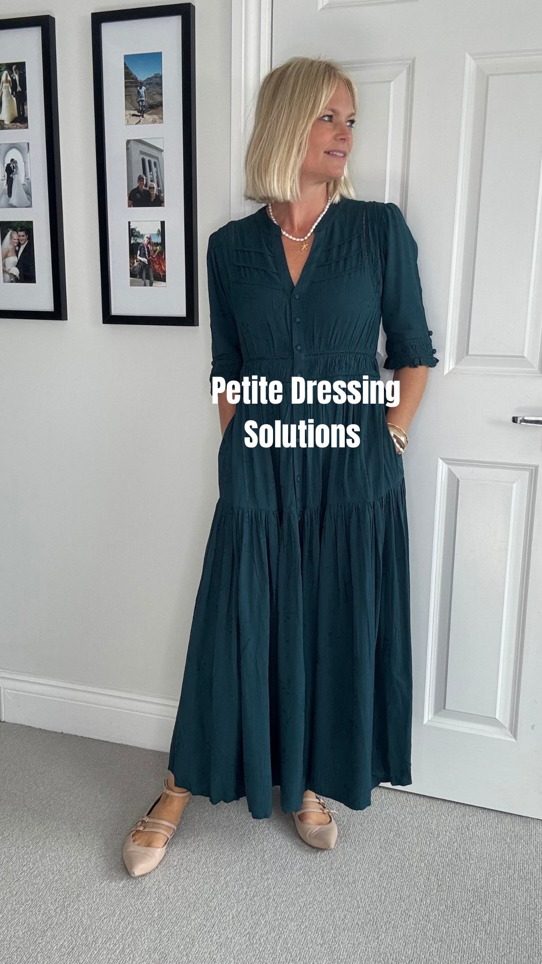 Instagram post by @stylebyclairelopez for FatFace. Caption reads: AD Petite dressing sorted...thanks to @fatface....