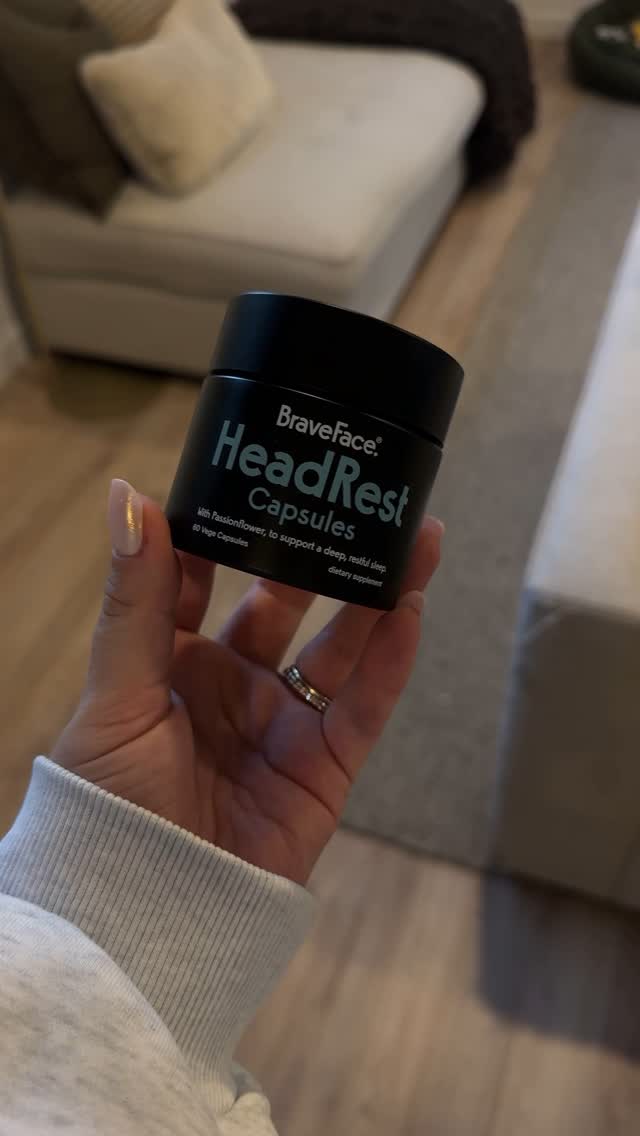 Instagram post by @lovingelliesbelly for BraveFace. Caption reads: BraveFace has been by my side for many years now.....