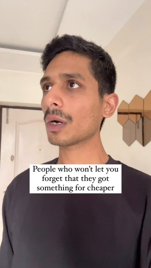 Instagram post by @agovindmenon for OneCard. Caption reads: No matter what you buy, there will always be....