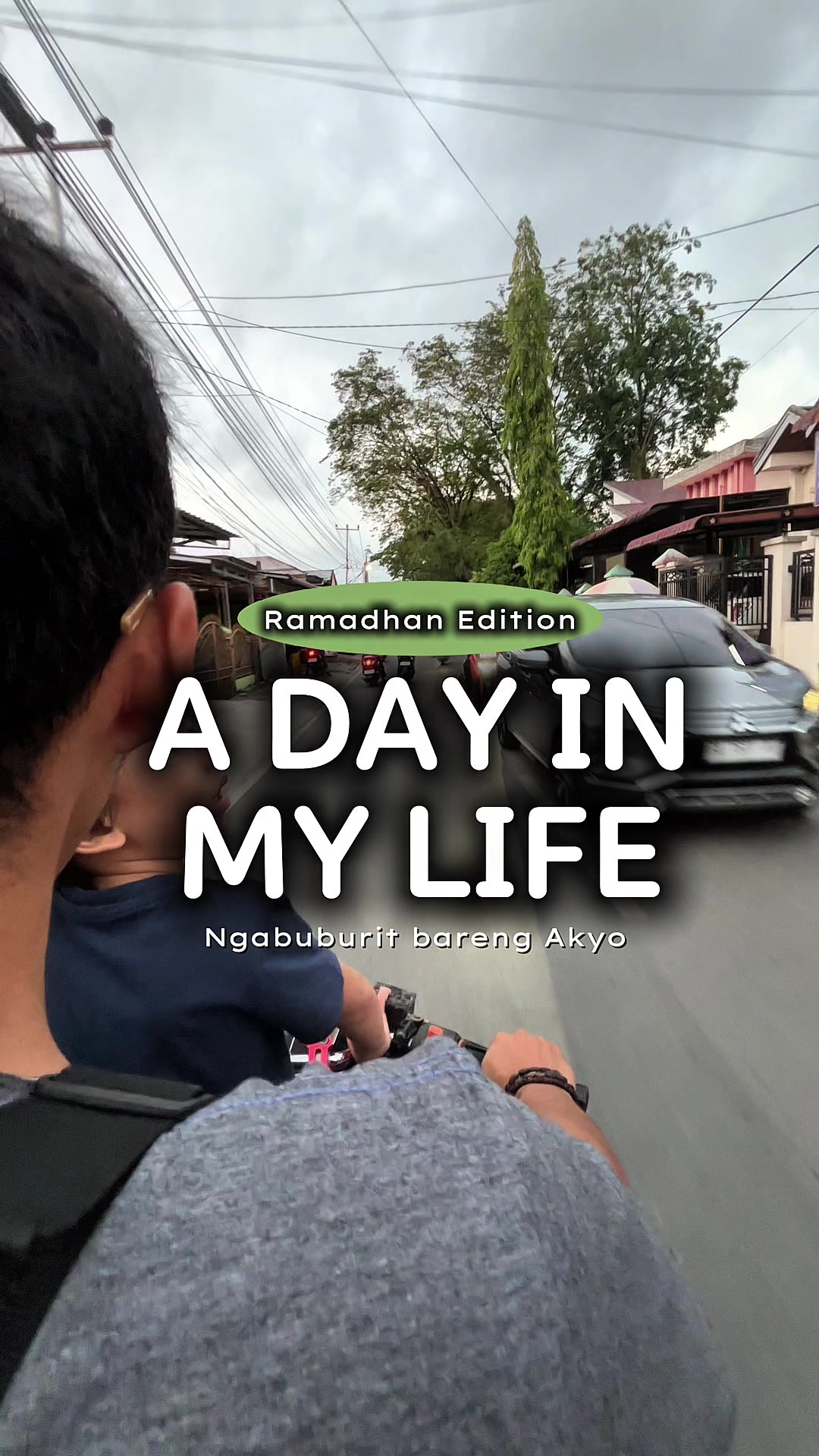 TikTok post by @ayaayrsd for GENTLY Baby. Caption reads: [...] angin huhu Untungnya aku selalu sedia....