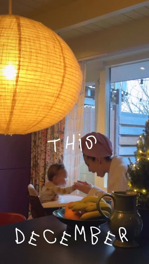 Instagram post by @nicole_huisman for Stokke. Caption reads: [...] chair 🪑 is here for all milestones....