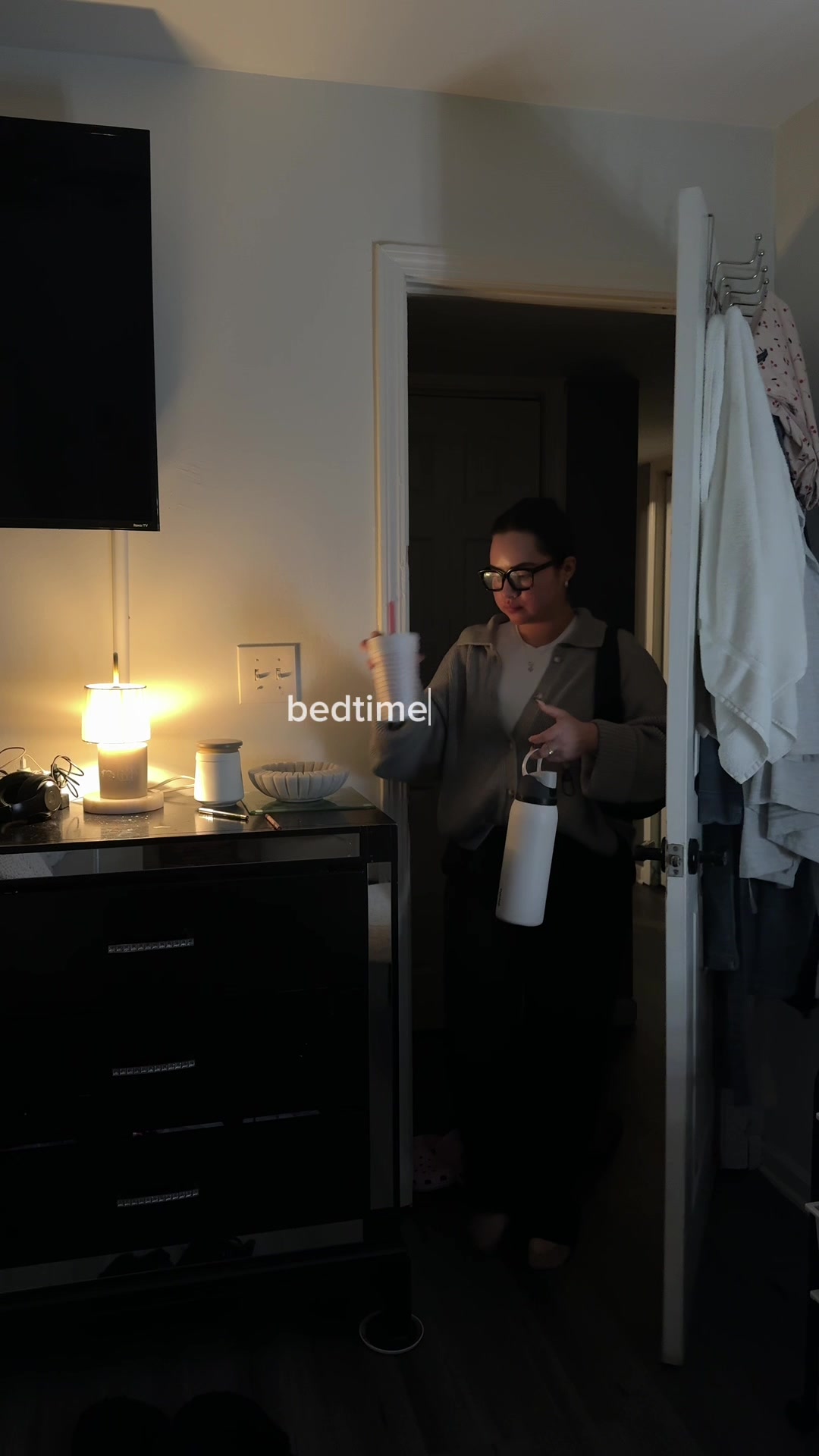 TikTok post by @officialmichellcc for LANEIGE. Caption reads: [...] #nightroutine #routine #fyp #asmr ....