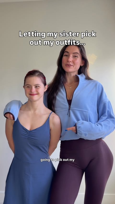 Instagram post by @vallitfit for Fabletics. Caption reads: #fableticsambassador @fabletics Which outfit wins?....